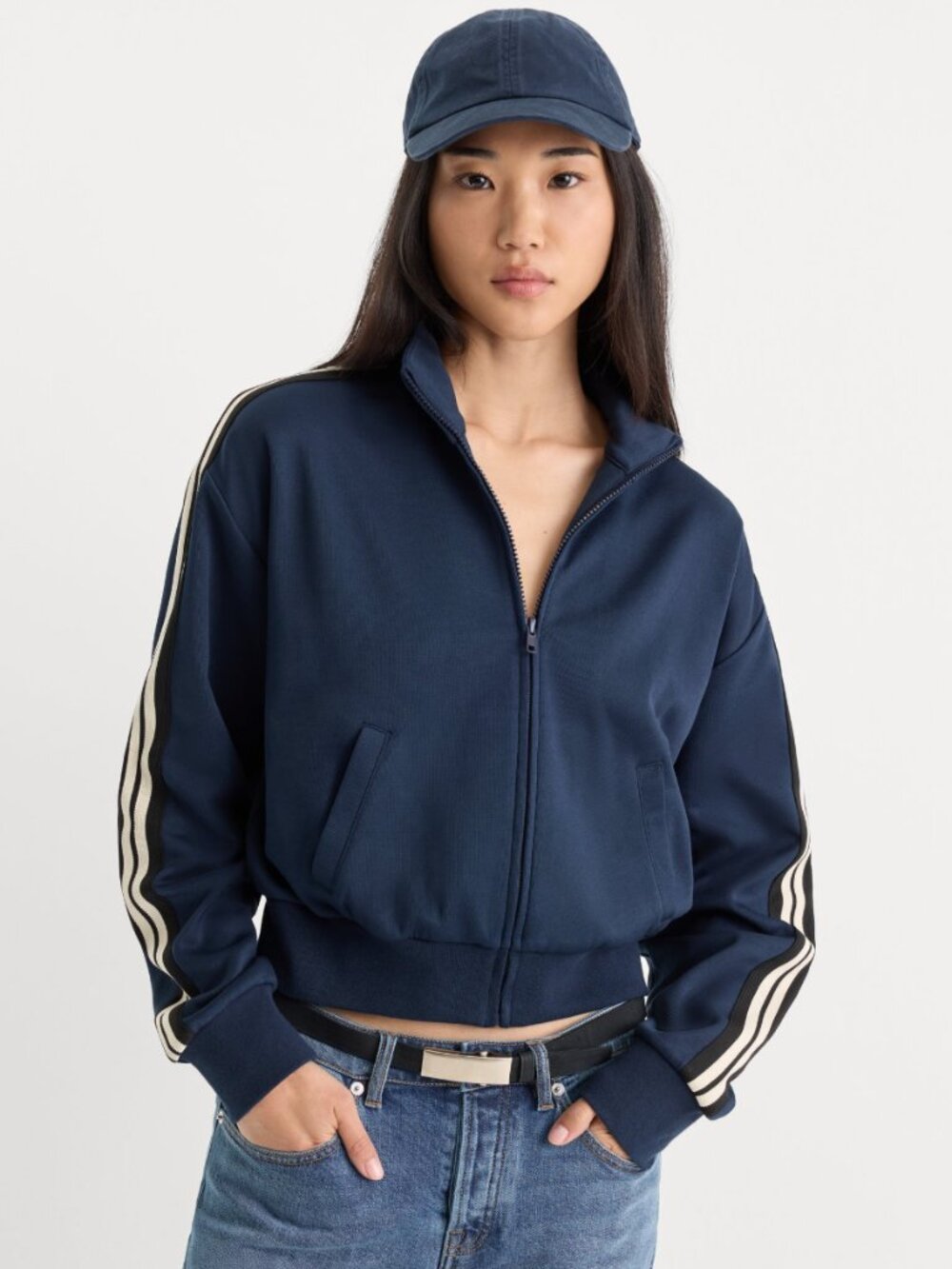Good American The Track Jacket